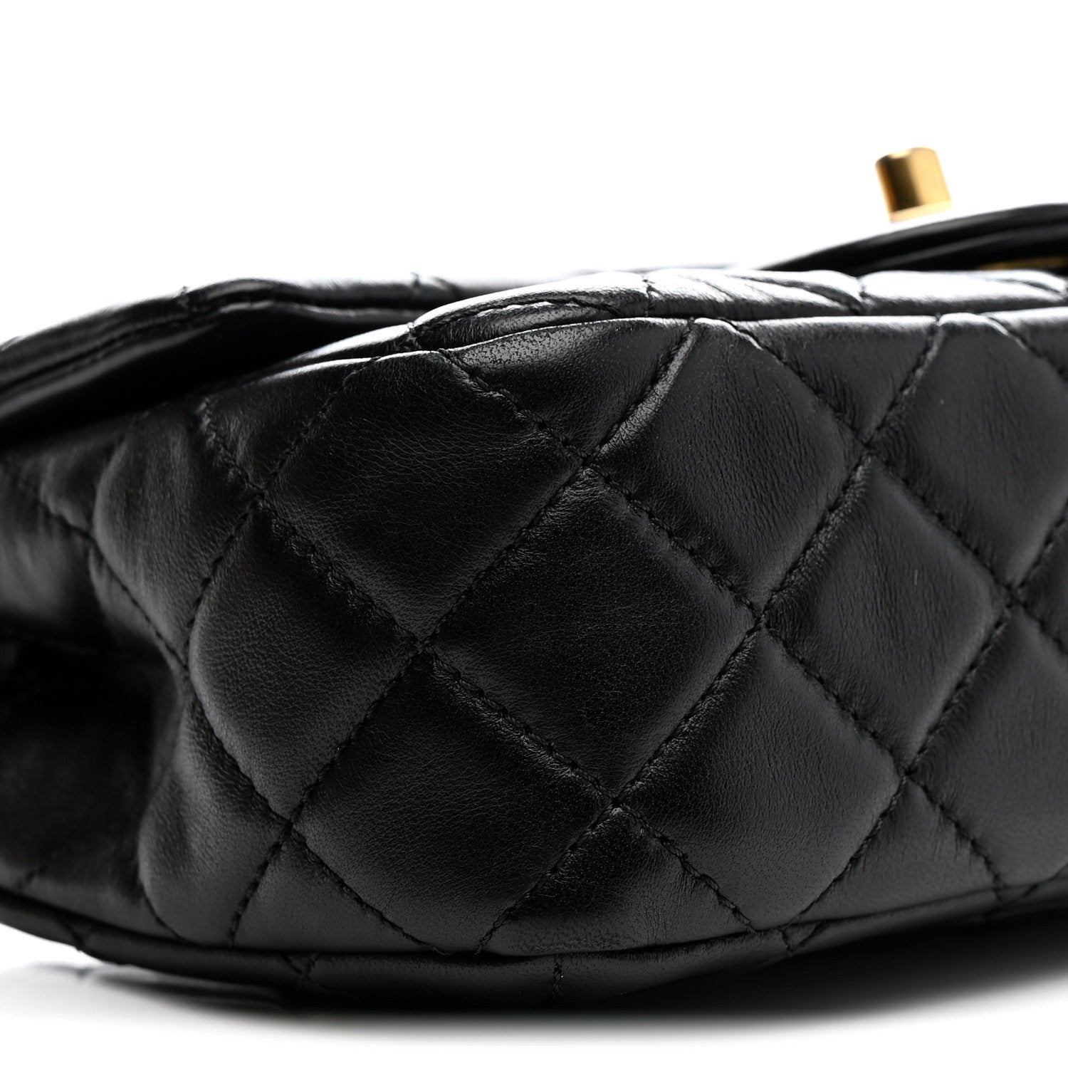 Chanel Lambskin Quilted Mini Rectangular Pearl Crush Flap Black 9 of 13