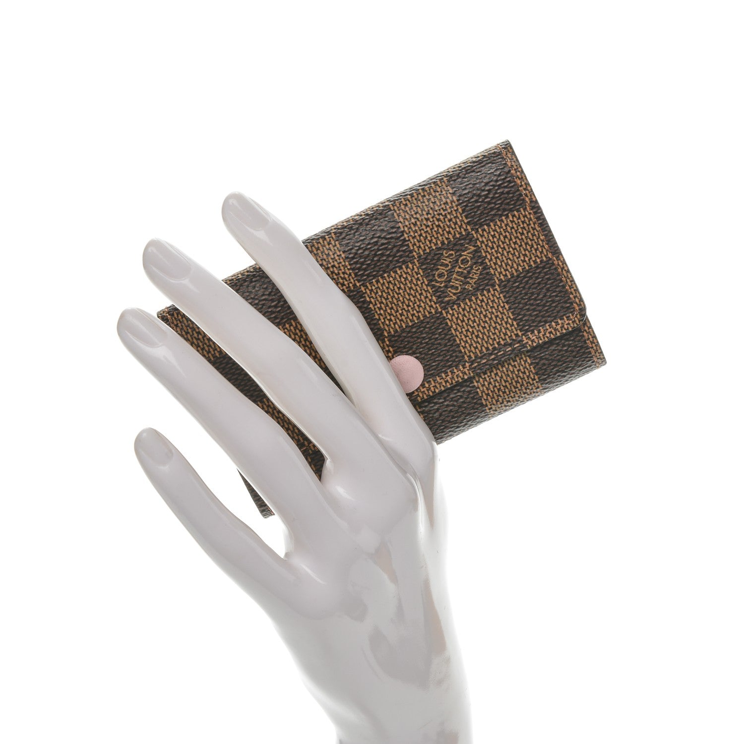 Louis Vuitton Damier Ebene Multicles 6 Key Holder Rose Ballerine 2 of 7