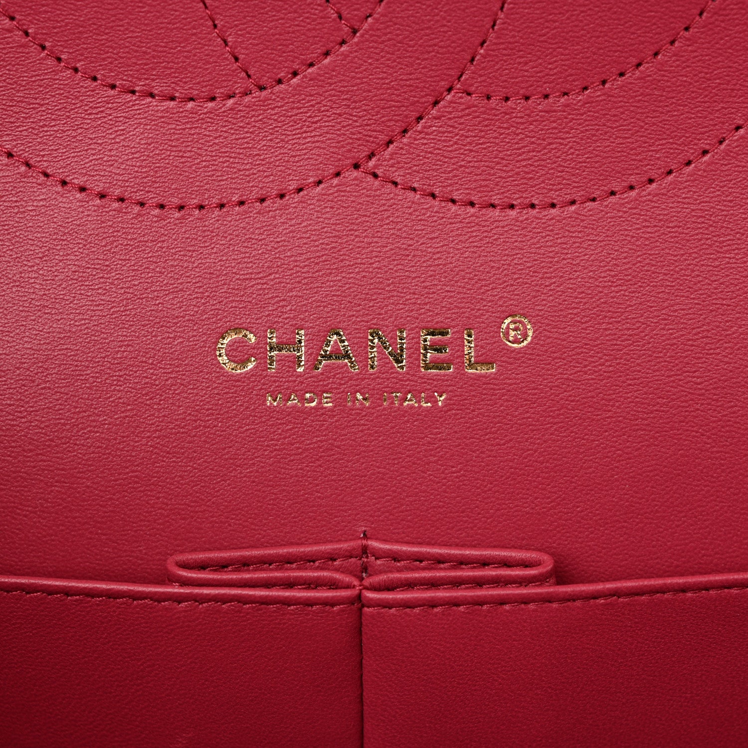 Chanel Caviar Quilted Jumbo Double Flap Dark Pink 9 of 13
