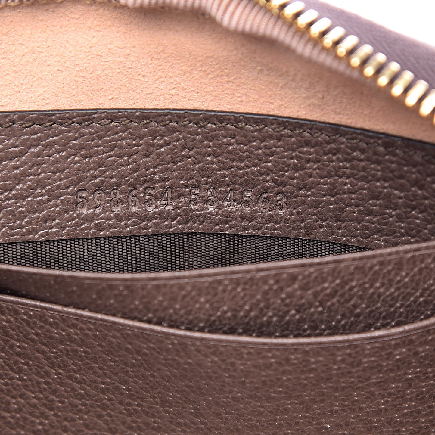 GG Supreme Monogram Web Ophidia Wristlet Beige New Acero