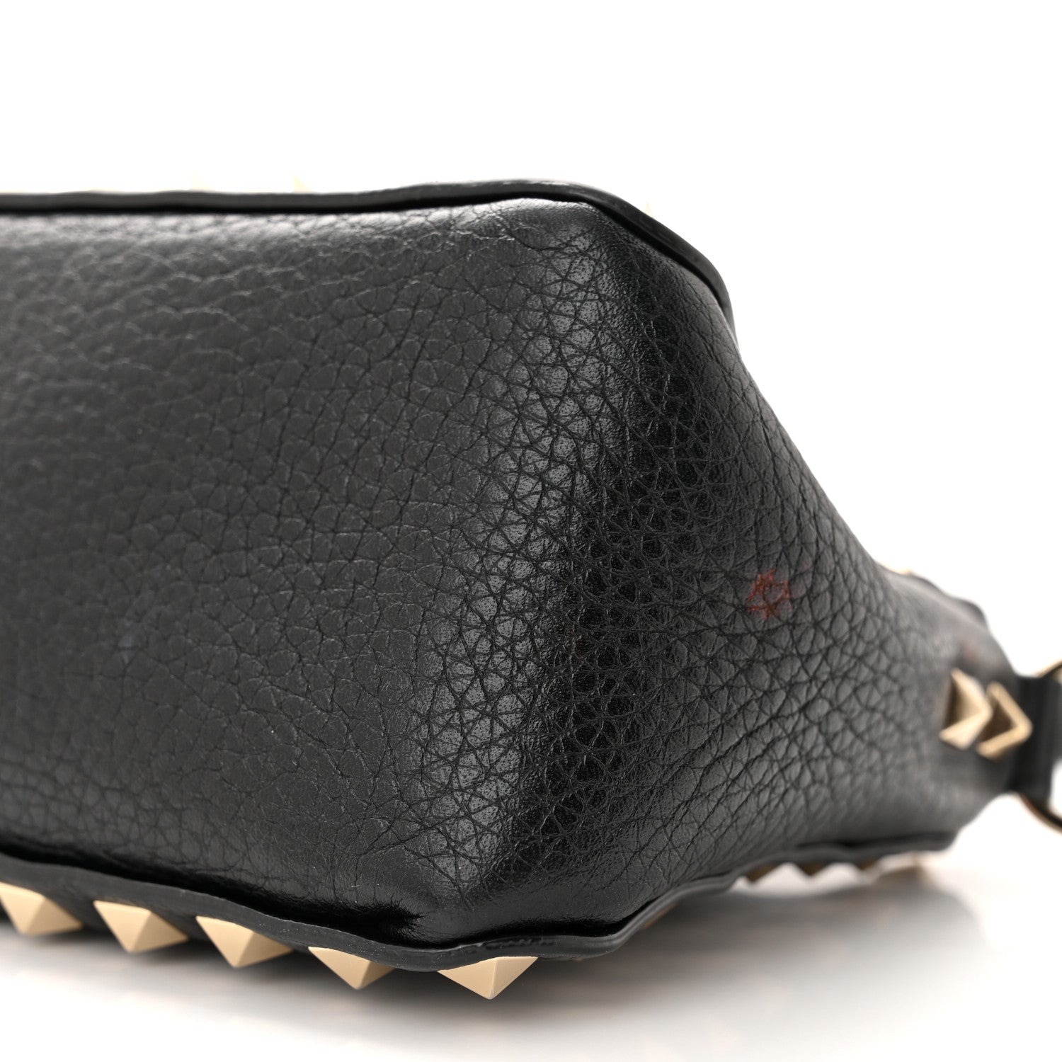 Valentino Garavani Grained Calfskin Small Rockstud All Over Crossbody Bag Black 9 of 10