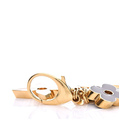 Louis Vuitton Fleur De Monogram Bag Charm Dore 4 of 5