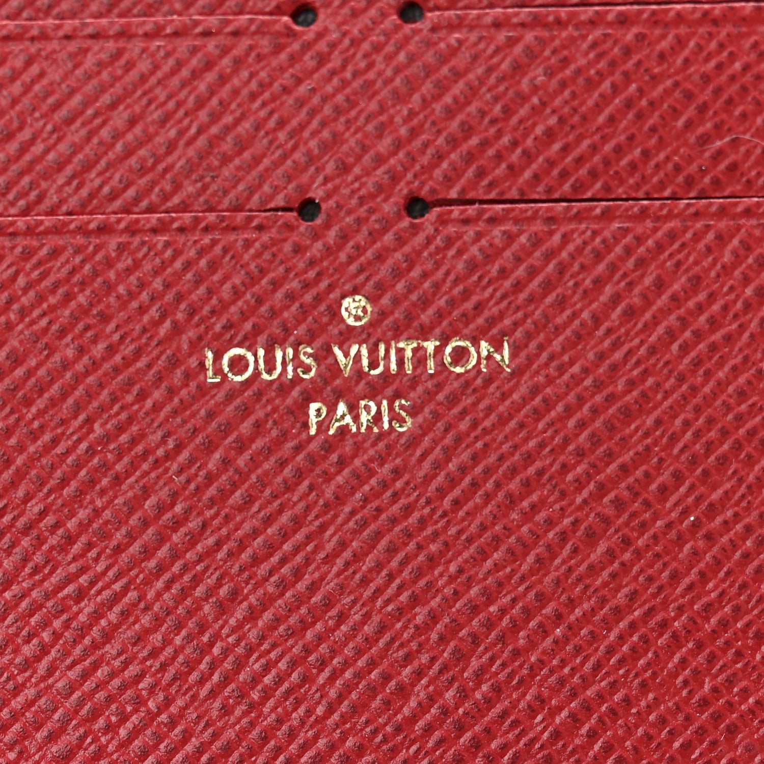Louis Vuitton Calfskin Felicie Card Holder Insert Cherry 6 of 6