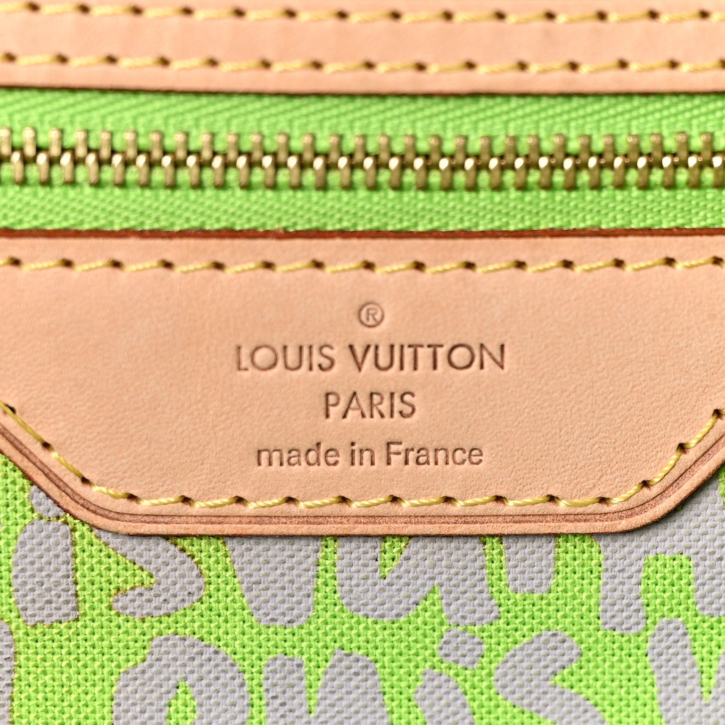 Monogram Graffiti Neverfull GM Green