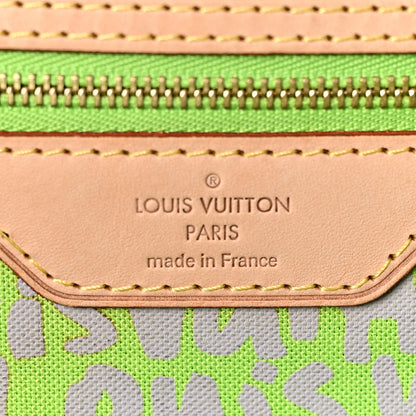 Louis Vuitton Monogram Graffiti Neverfull GM Green 6 of 9