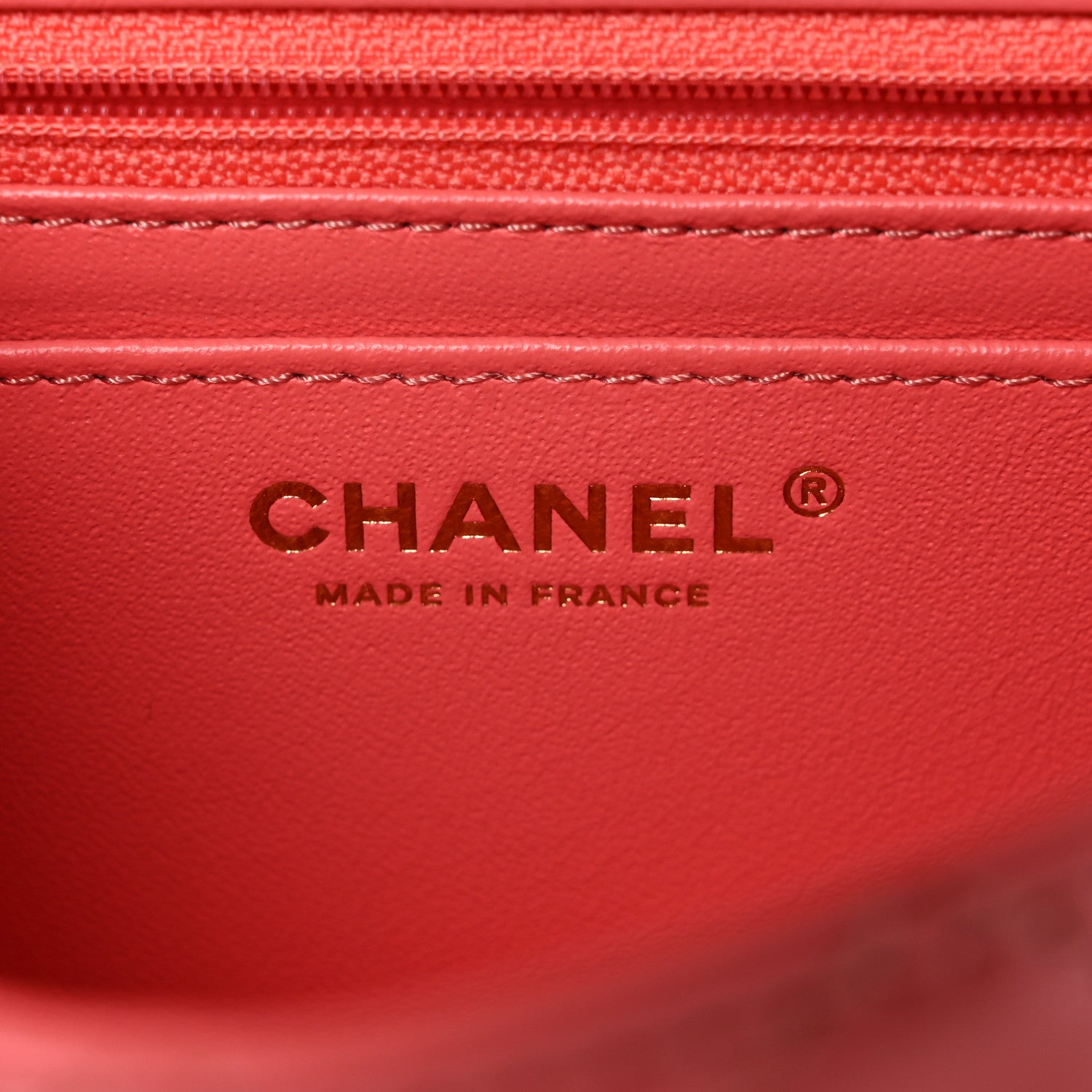 Chanel Aged Calfskin Quilted 2.55 Reissue Mini Flap Coral 6 of 12