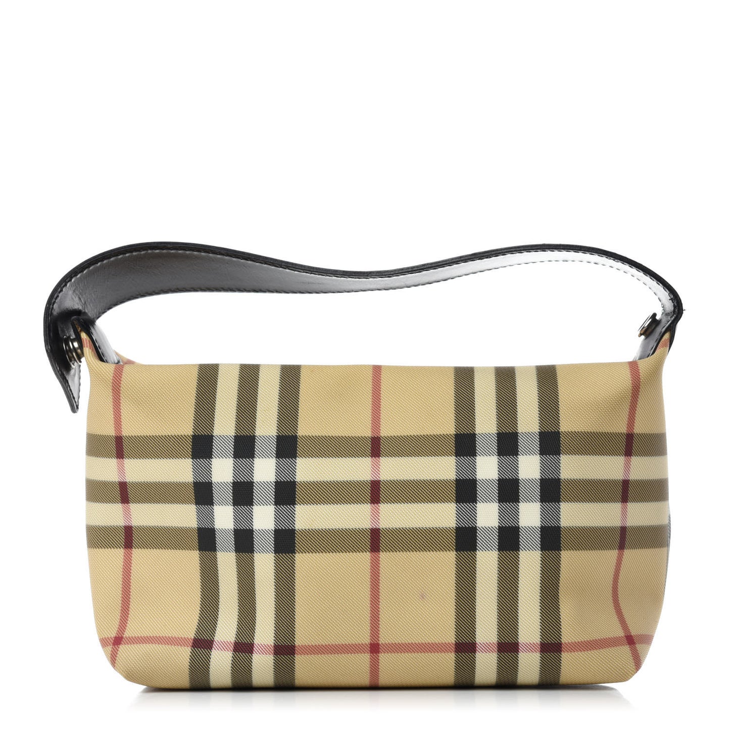 House Check Shoulder Bag Black