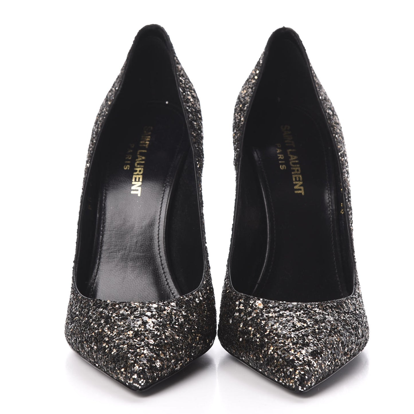 Glitter Era Pumps 38 Black Silver