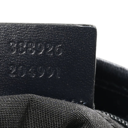 Gucci GG Supreme Monogram Web Flat Messenger Bag Navy 7 of 10