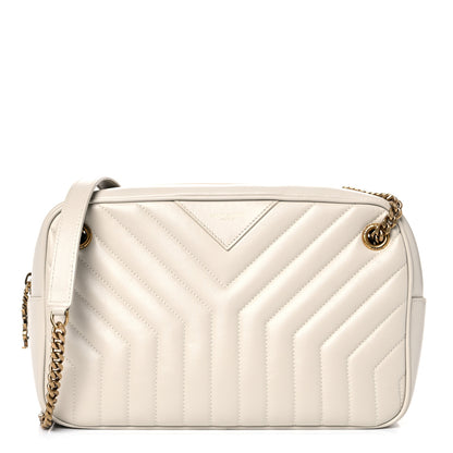 Saint Laurent Calfskin Matelasse Joan Camera Bag Crema Soft 1 of 12