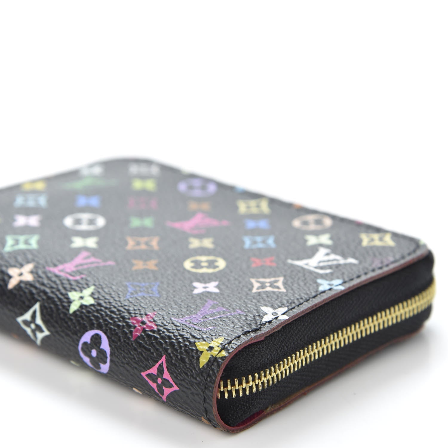 Louis Vuitton Monogram Multicolor Zippy Coin Purse Black Grenade 6 of 8