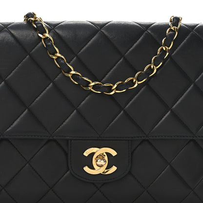 Chanel Lambskin Quilted Medium Single Flap Black 8 of 11
