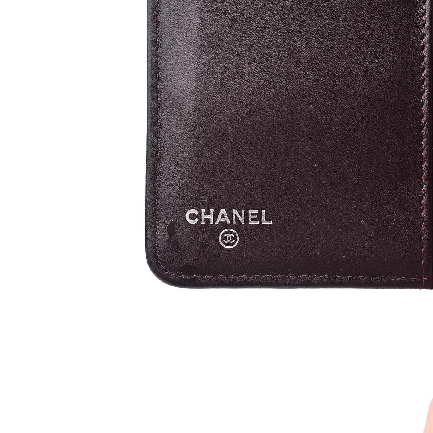 Caviar Quilted Yen Wallet Black