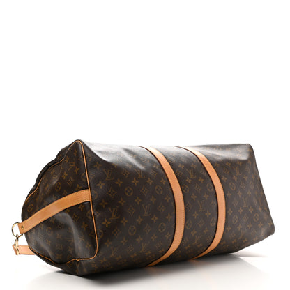 Louis Vuitton Monogram Keepall Bandouliere 55 4 of 13