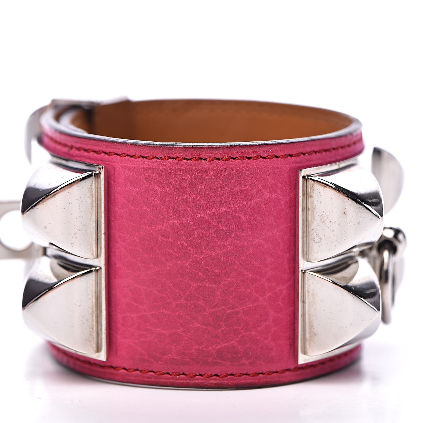 Taurillon Gaucho Collier de Chien CDC Bracelet S Fuchsia