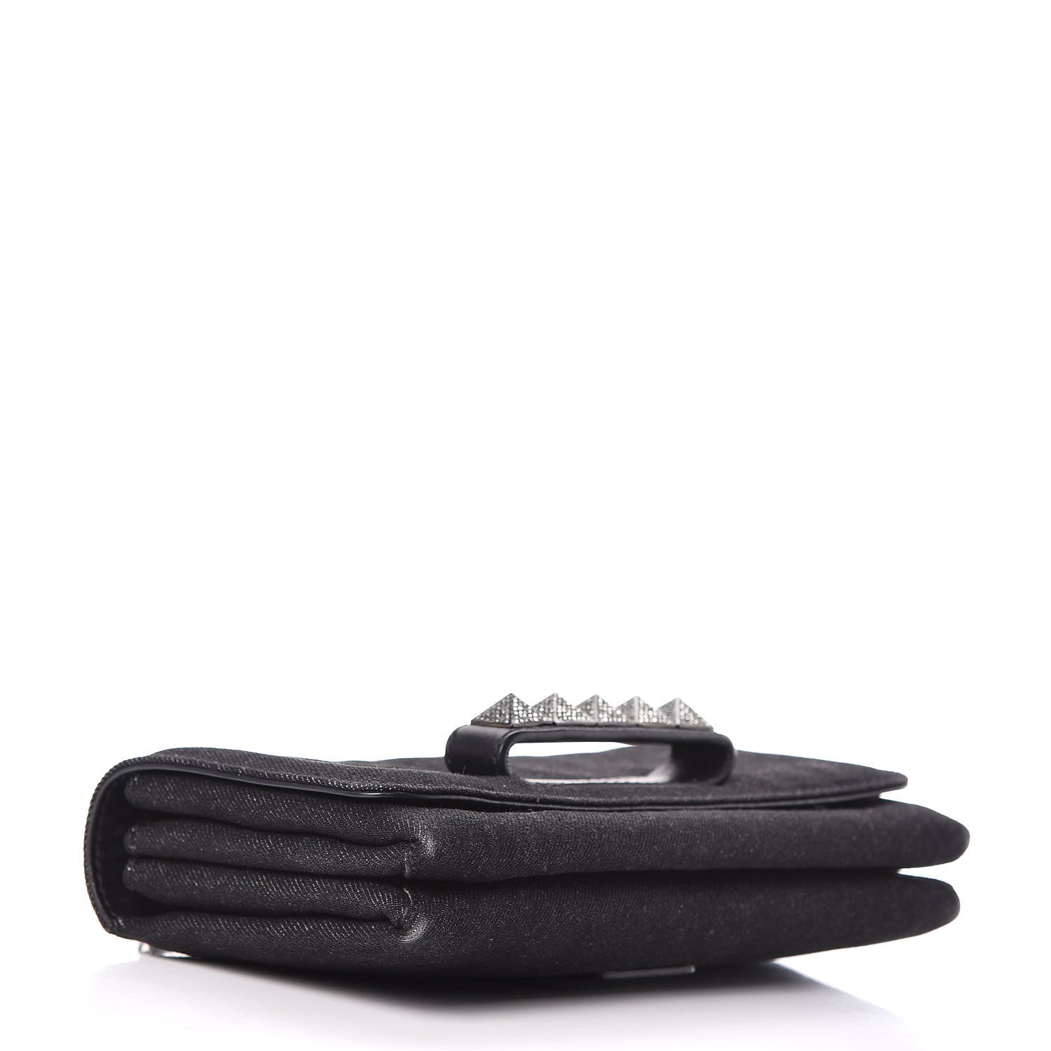 Valentino Garavani Denim Va Va Voom Shoulder Bag Black 7 of 16