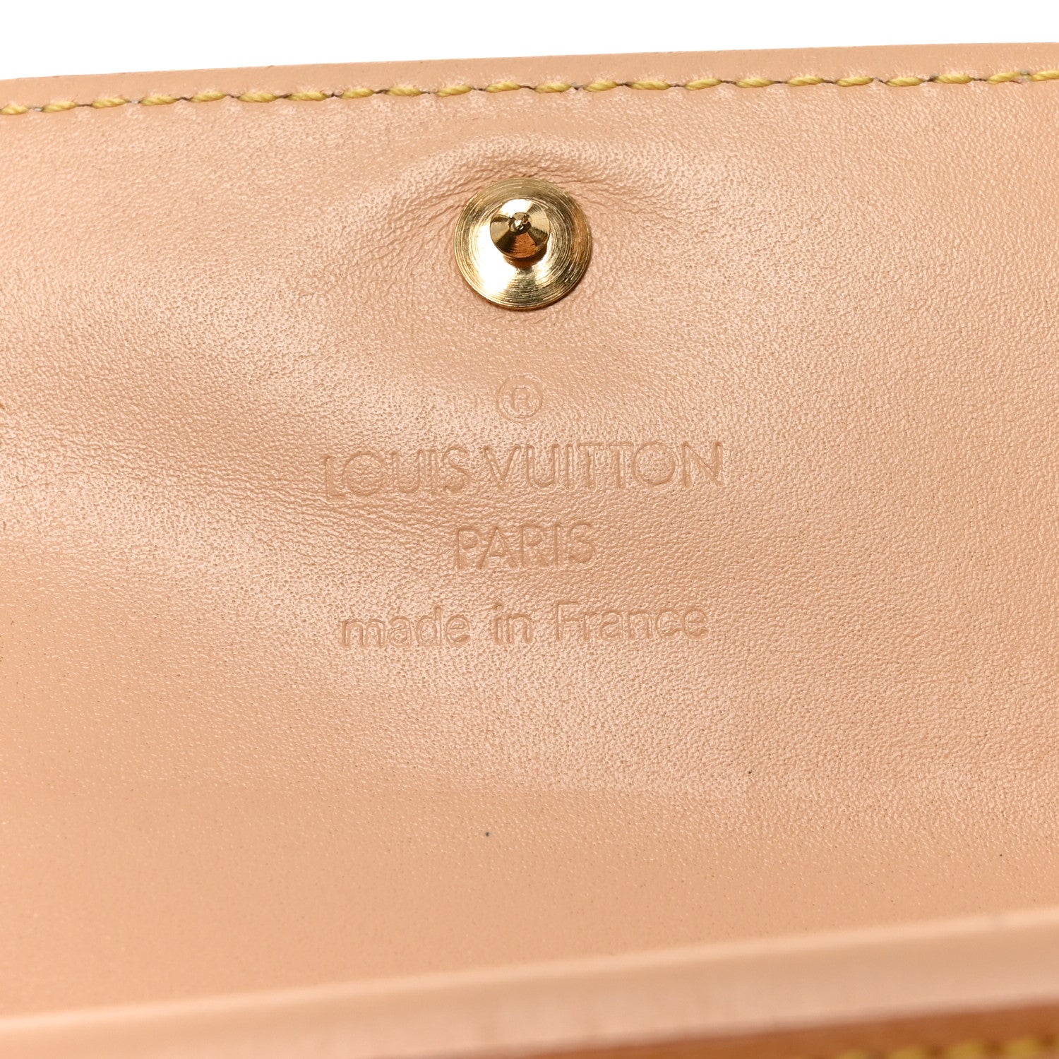 Louis Vuitton Multicolor Porte-Monnaie Plat Coin Purse White 6 of 6
