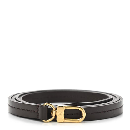 Louis Vuitton Calfskin 12mm Favorite Long Strap Brown 1 of 4