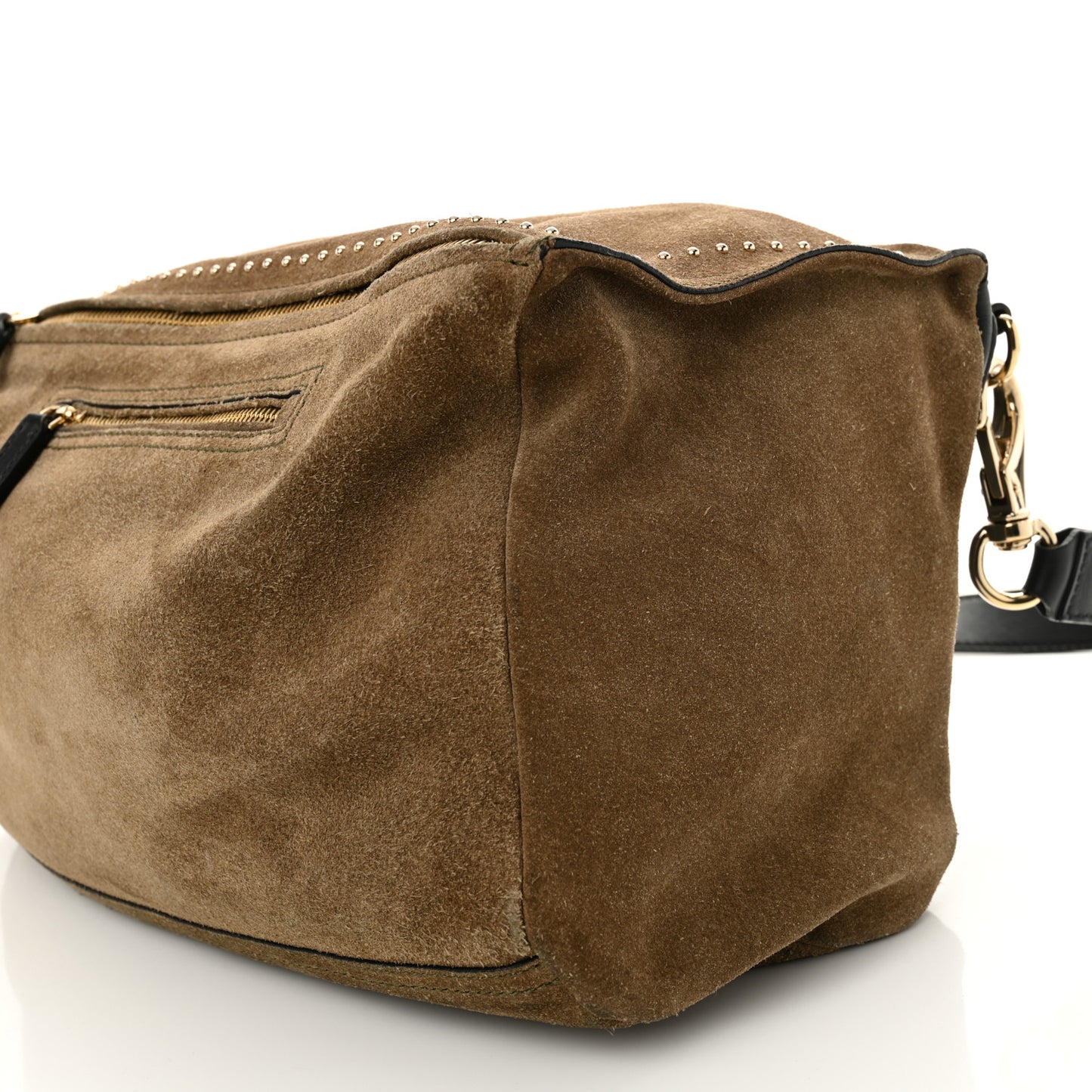 Suede Studded Medium Pandora Green