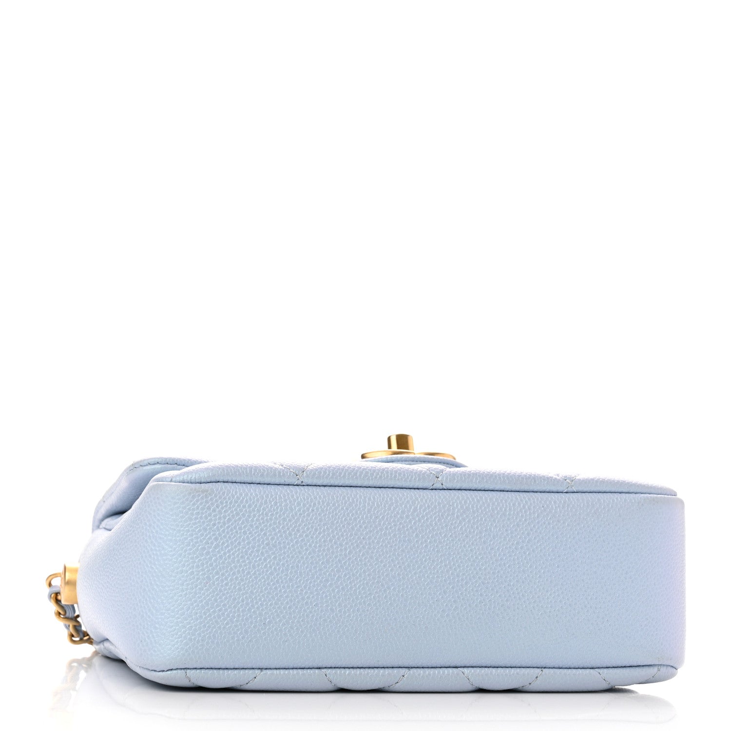 Chanel Iridescent Caviar Quilted Mini My Perfect Flap Light Blue 4 of 9