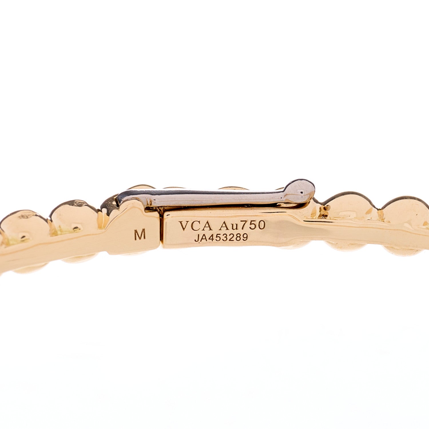 Van Cleef & Arpels 18K Yellow Gold Perlee Pearls of Gold Bracelet M 6 of 8