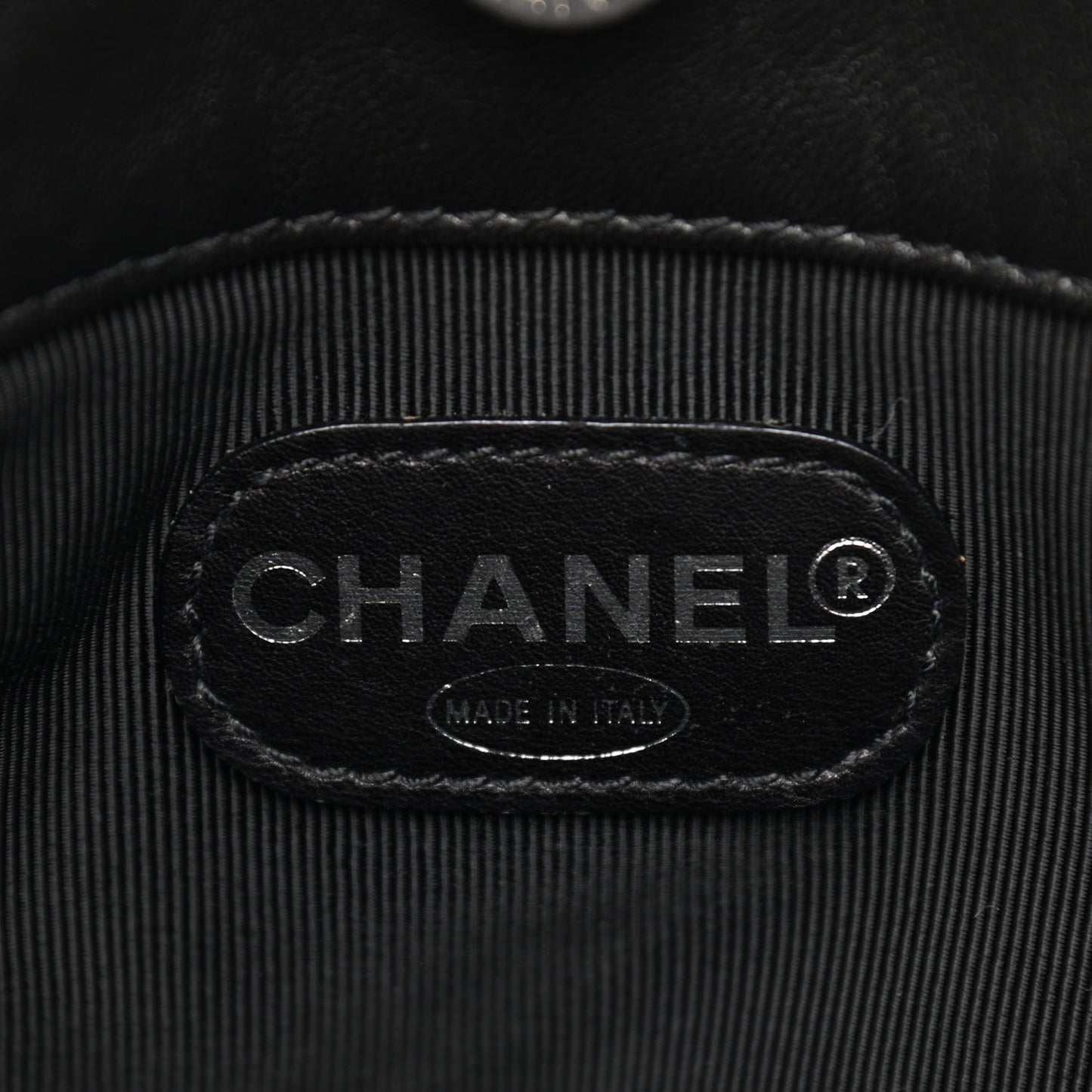 Lambskin CC Shoulder Bag Black