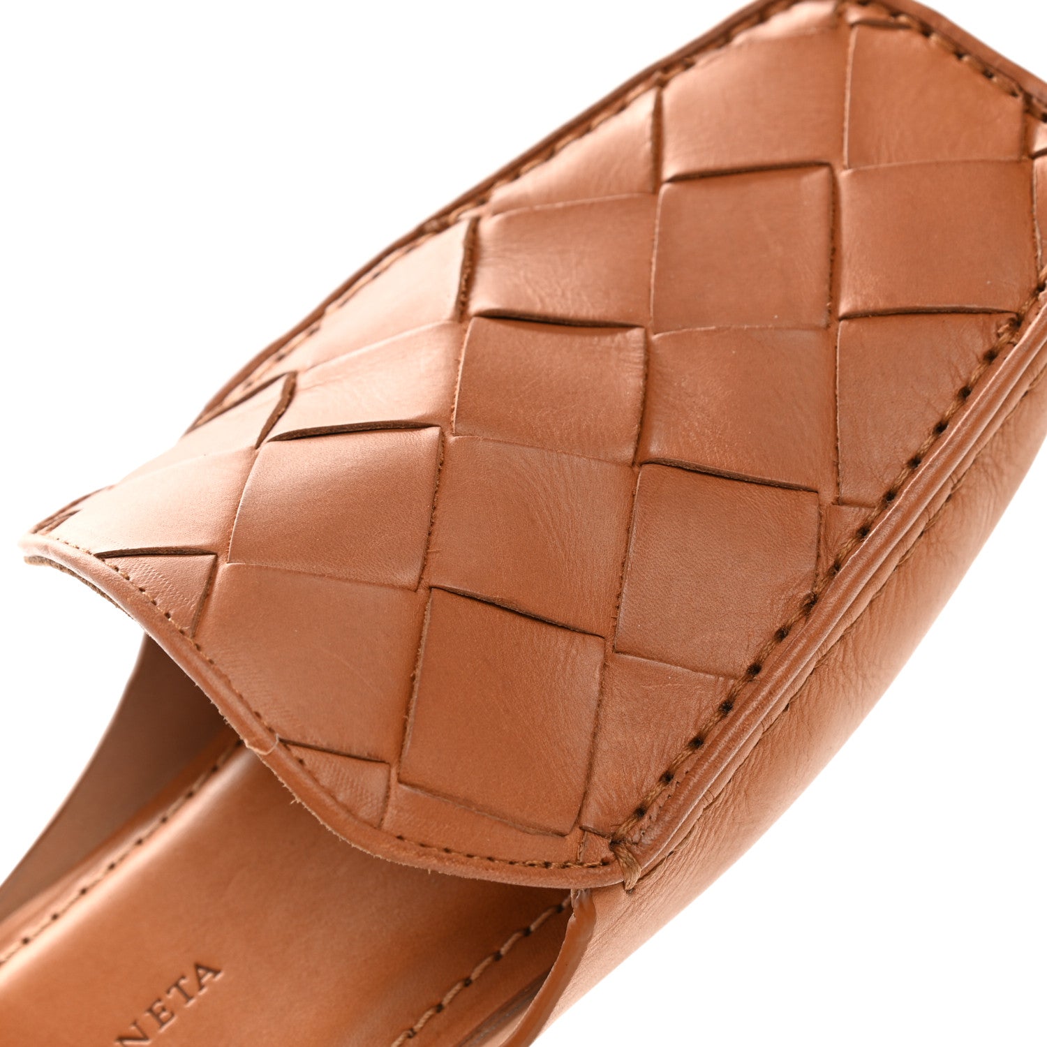 Bottega Veneta Nappa Intrecciato Slipper Mules 38 Brown 10 of 14