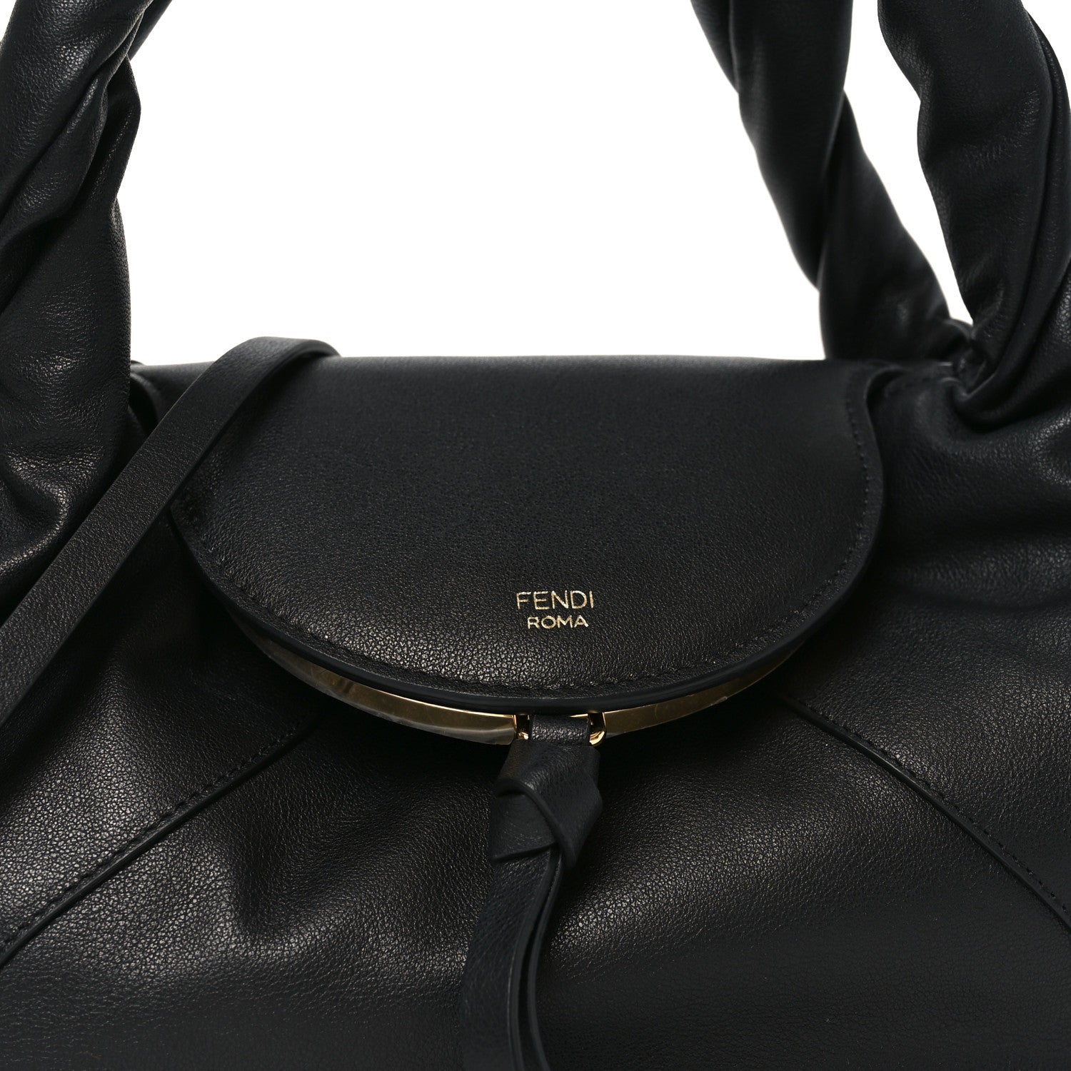 Fendi Calfskin Small Spy Black 9 of 11