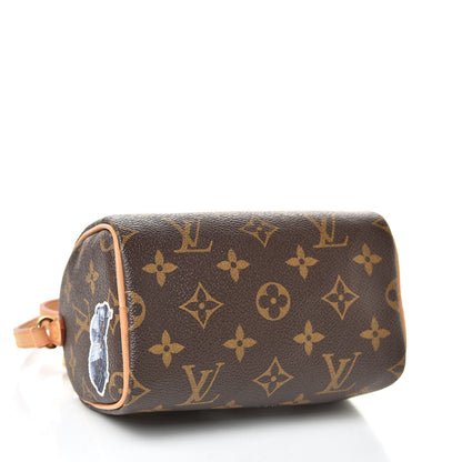 Louis Vuitton Monogram World Tour Nano Speedy 4 of 10