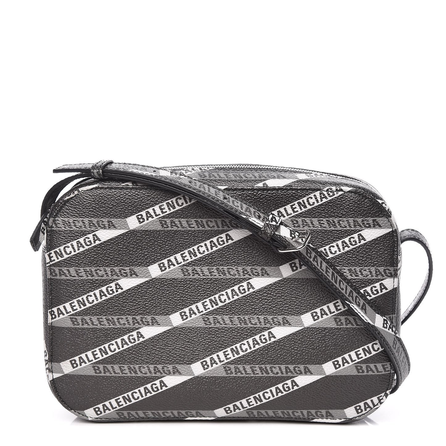 Coated Canvas Losange Monogram S Camera Bag Black Grey