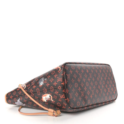 Louis Vuitton Catogram Neverfull MM Marron 4 of 12