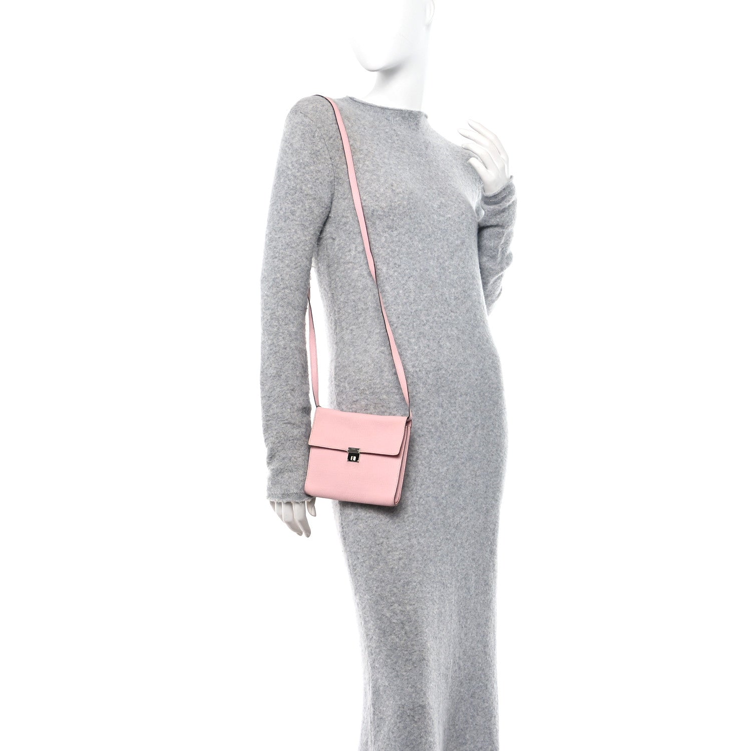 Hermes Chevre Mysore Clic 16 Wallet Rose Sakura 2 of 13