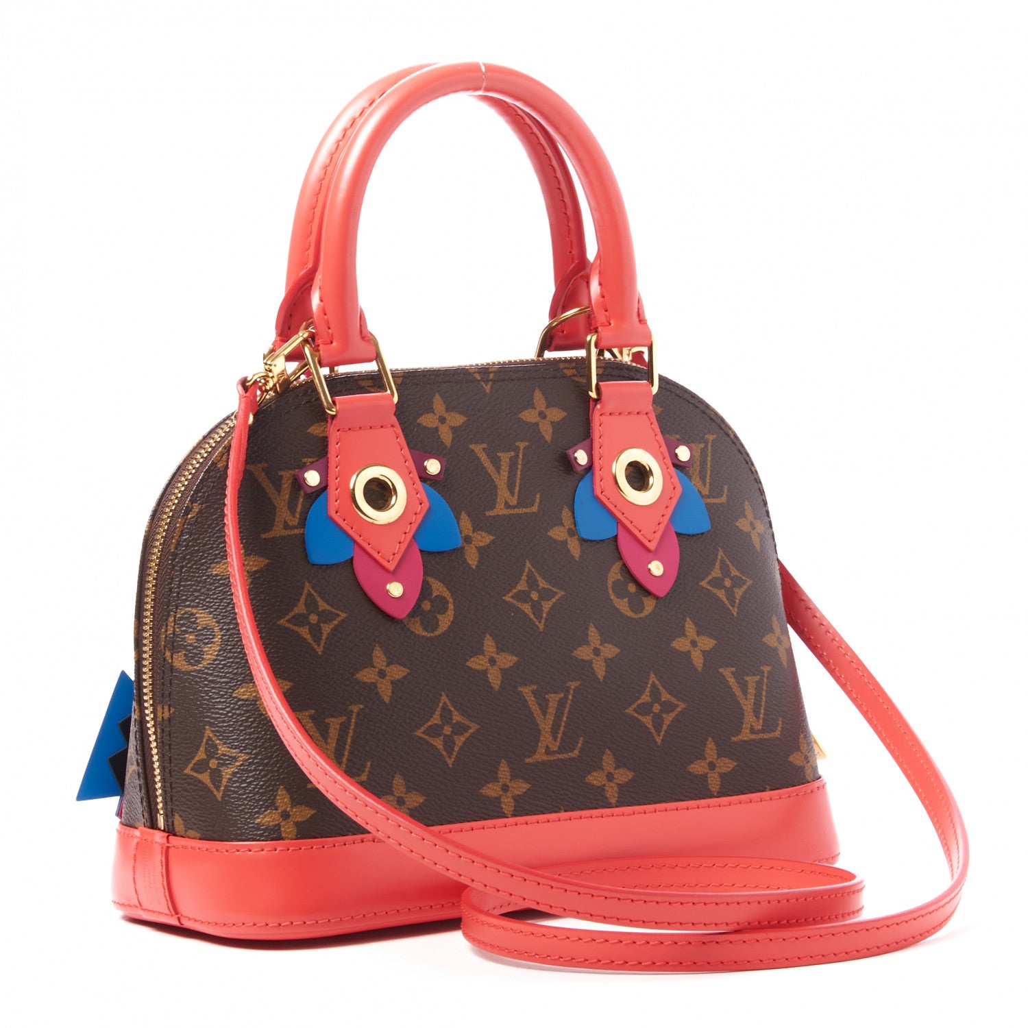 Louis Vuitton Monogram Totem Alma BB Flamingo 2 of 7