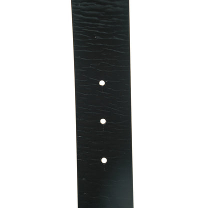 Chanel Patent Calfskin CC Reversible Belt 90 Black White 3 of 5