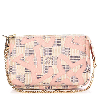 Louis Vuitton Damier Azur Tahitienne Mini Pochette Accessories 1 of 7