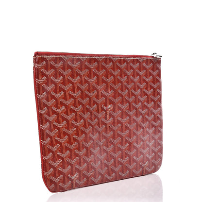Goyard Goyardine Senat Pochette MM Red 3 of 6