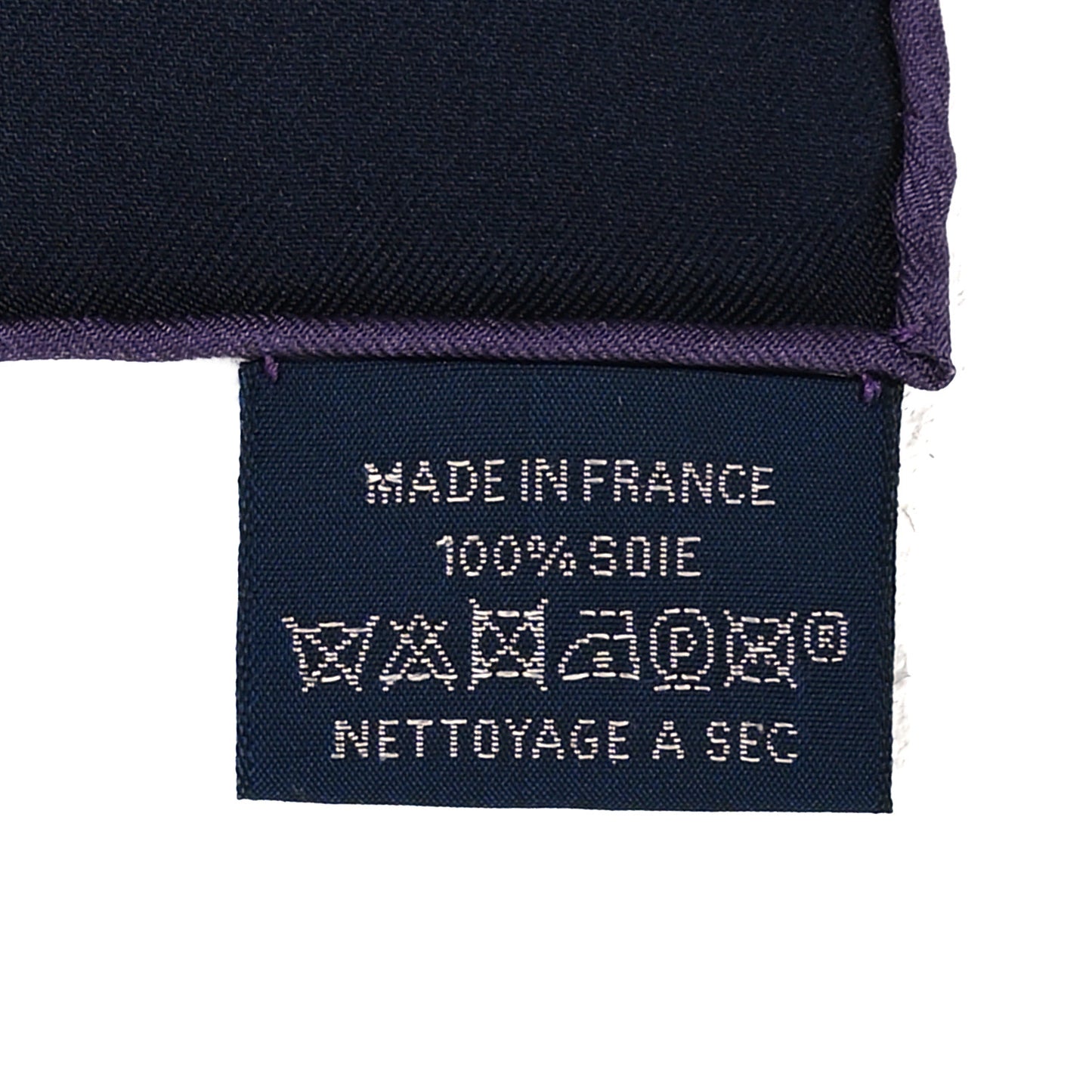 Silk Robe Legere Scarf 90 Marine Parme Rose