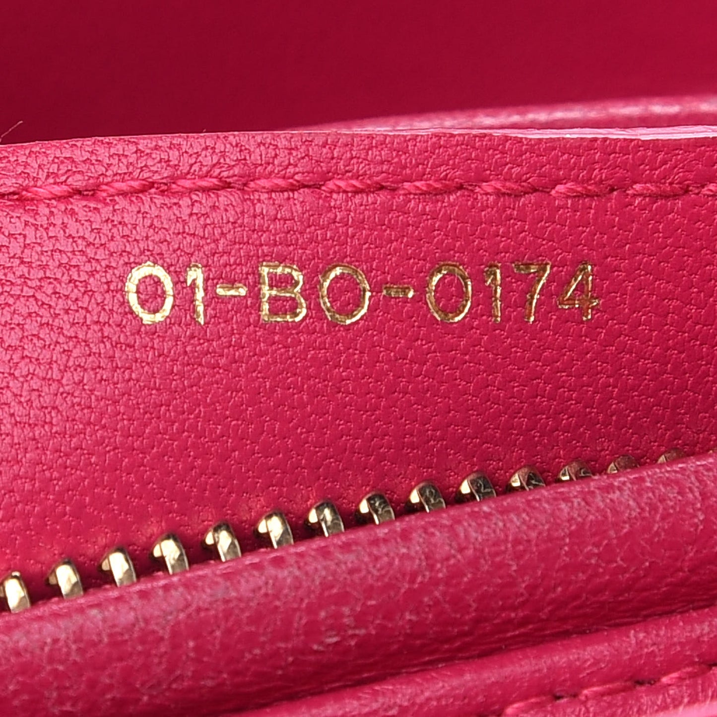 Lambskin Cannage Medium Lady Dior Pink