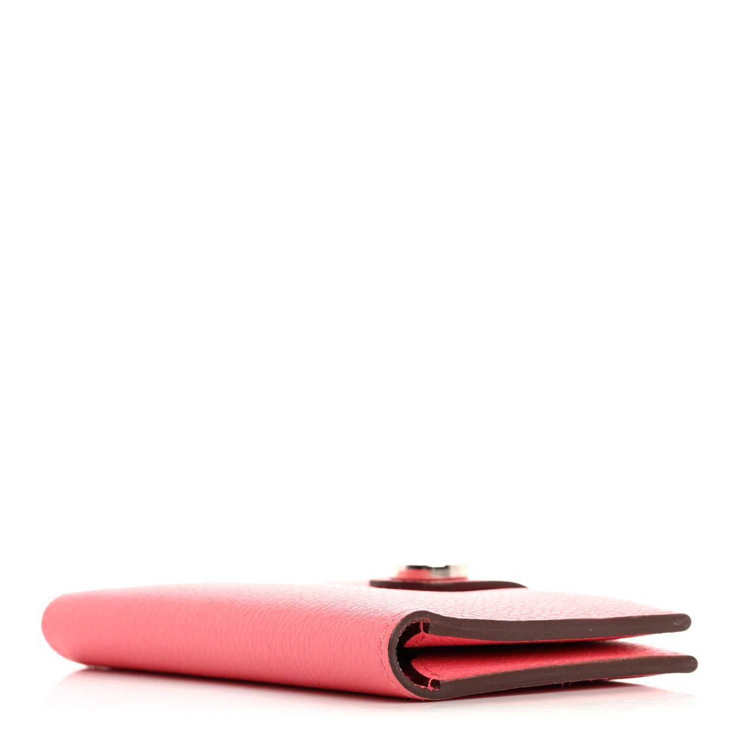 Hermes Evercolor RMS Card Holder Rose Azalee 4 of 8