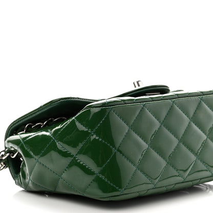 Chanel Patent Quilted Mini Square Flap Green 8 of 9