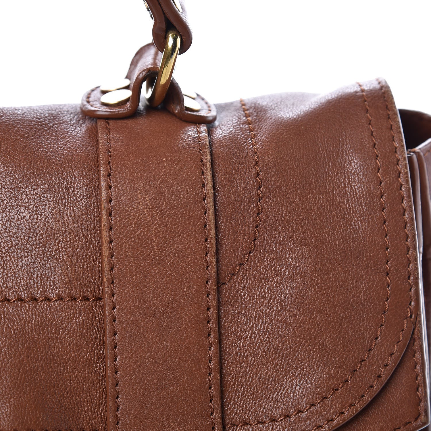 Proenza Schouler Lambskin Medium PS1 Satchel Saddle 11 of 17