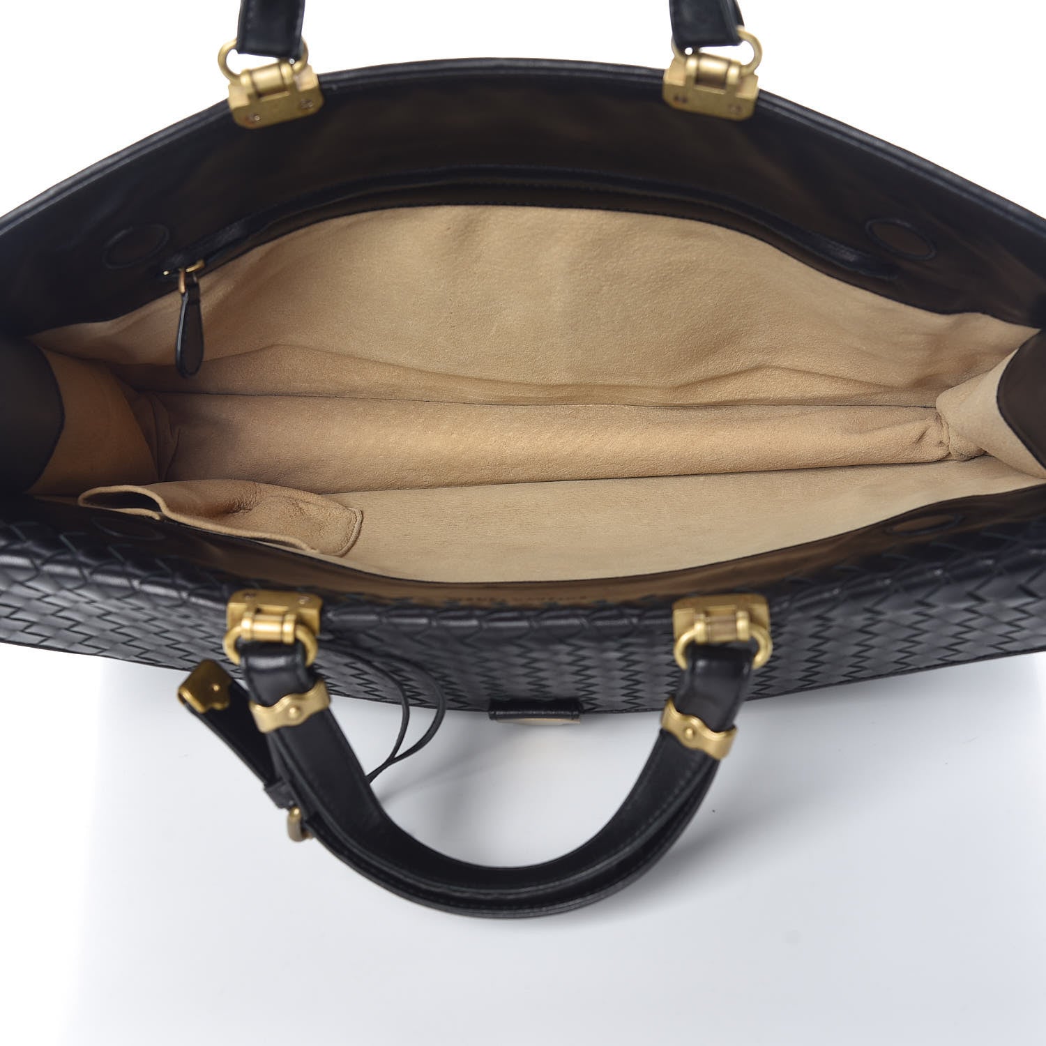 Bottega Veneta Nappa Intrecciato Briefcase Black 5 of 9