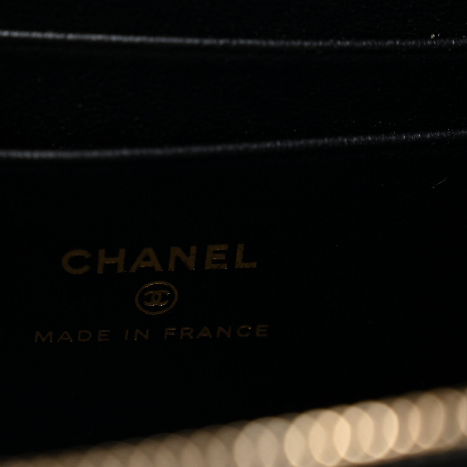 Chanel Pearly Caviar Quilted Fit For You Small Vanity Case With Chain Black 6 of 11