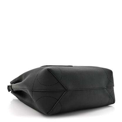 Louis Vuitton LV Touch Calfskin Steamer 30 H38 Black 6 of 19