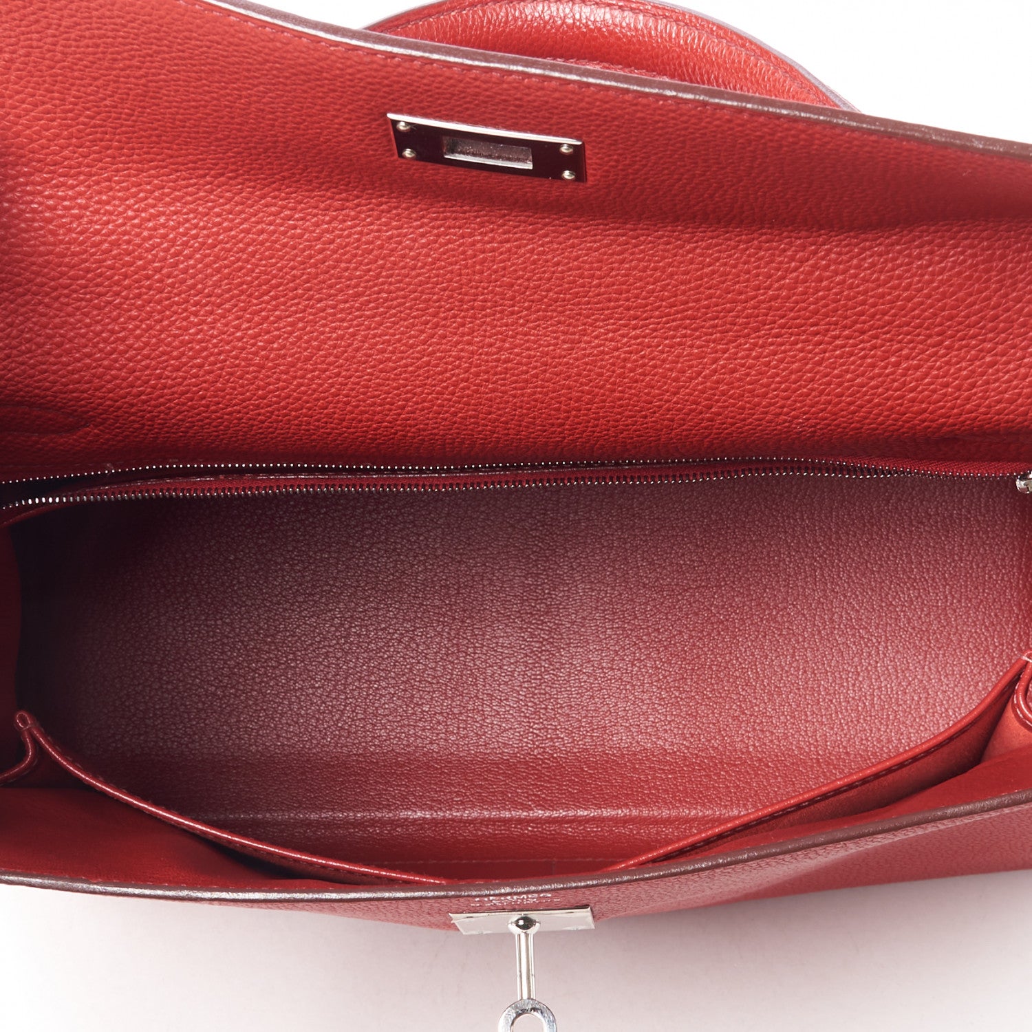 Hermes Togo Kelly Retourne 32 Rouge Casaque 14 of 32