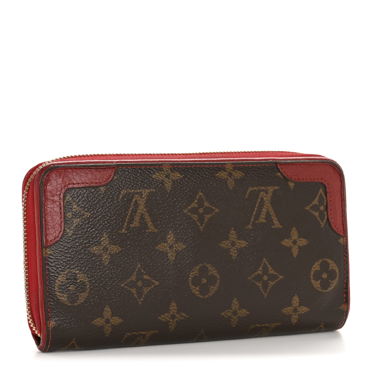 Louis Vuitton Monogram Retiro Zippy Wallet Cherry 3 of 10