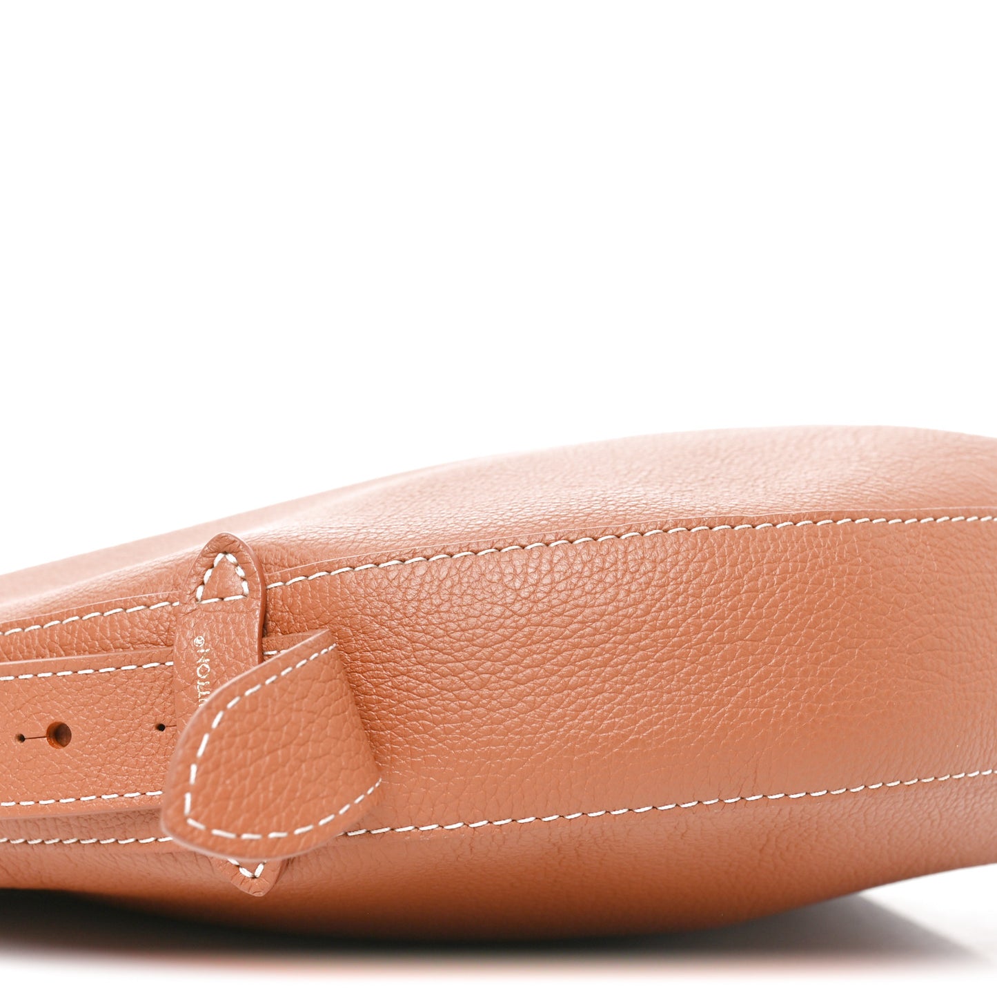 Calfskin Low Key Cookie MM Cognac