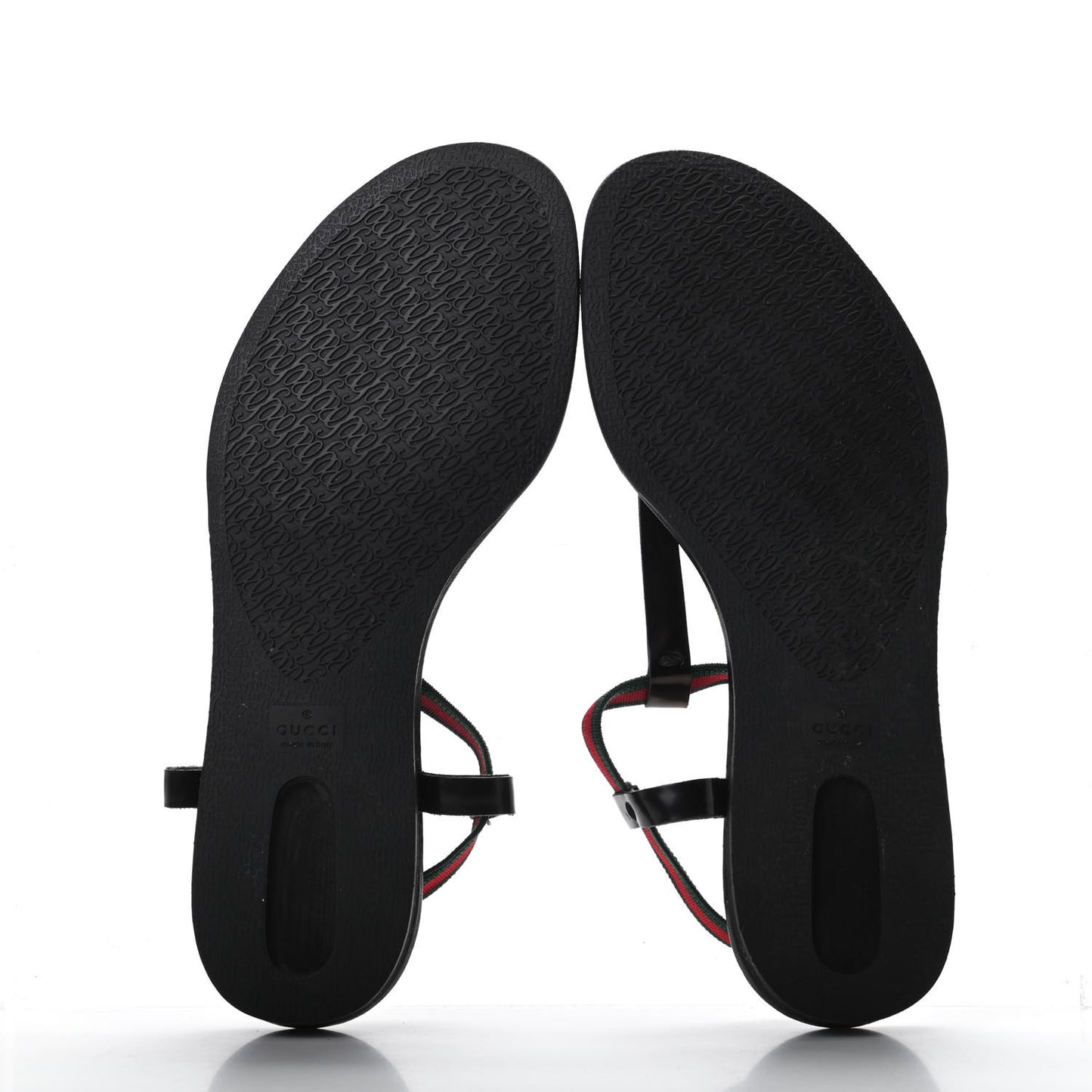 Nappa Web Wimbledon Thong Sandals 36.5 Black