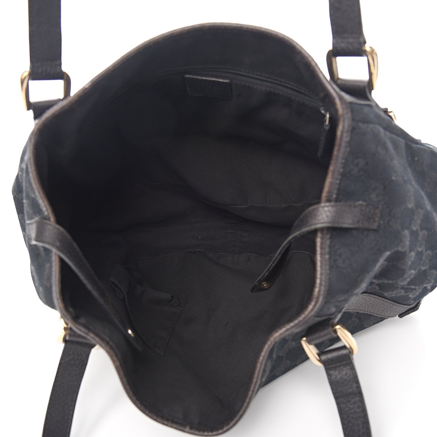 Gucci Monogram Medium Abbey Shoulder Bag Black 4 of 10