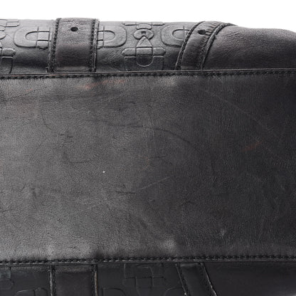 Gucci Calfskin Horsebit Embossed Large Glam Shoulder Bag Black 17 of 24